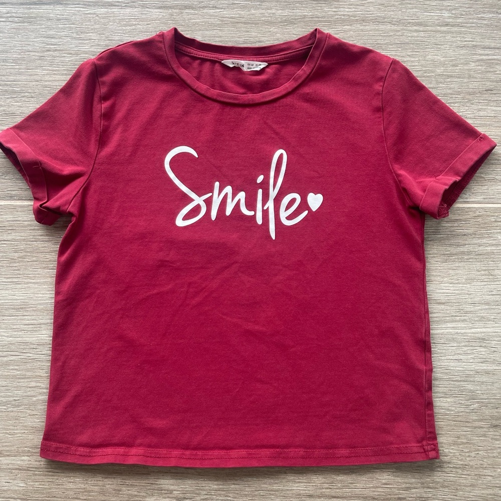 SHEIN GIRLS “SMILE” TSHIRT SIZE 16